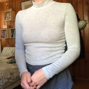 Zara Cropped Turtle Neck Sweater